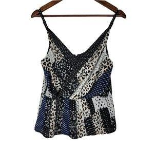 Cabi Sz 6 Samantha Crossover Tank Top Cami Sleeveless Top Shirt New